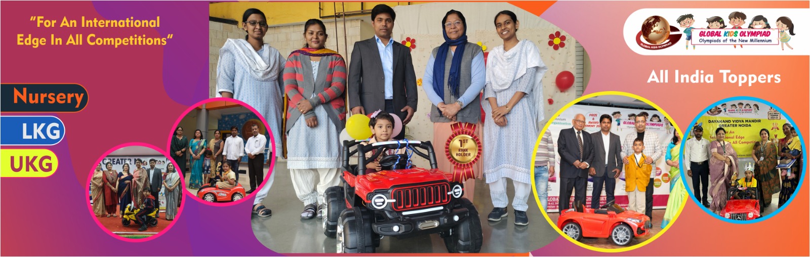Kids participating in Global Kids Olympiad